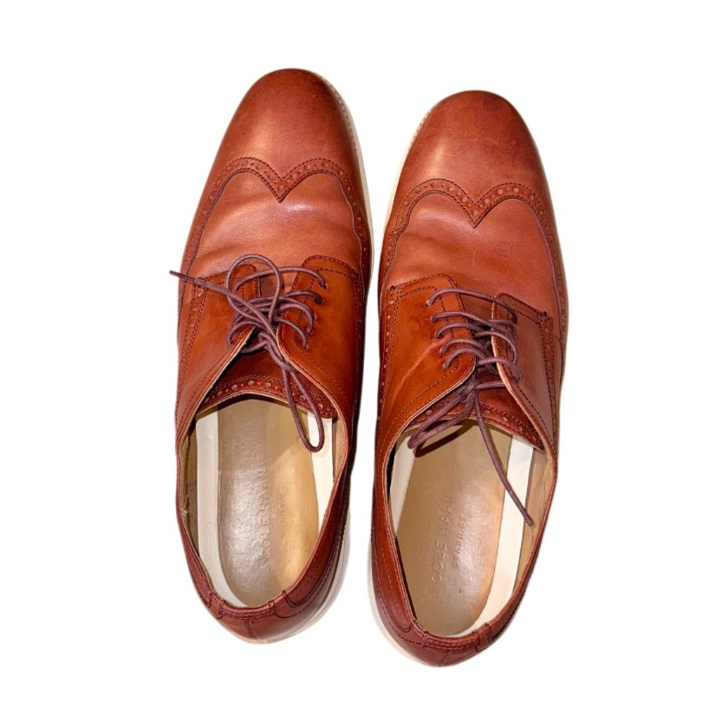 Cole Haan Brown Leather Oxfords - Picture 7 of 16